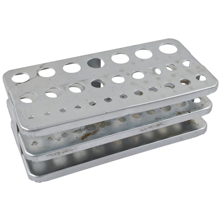 H & H Industrial Products 28 Piece Transfer Punch Rack 8600-0041R